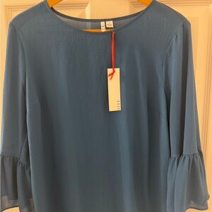 Elle Women's Elegant Blue Blouse